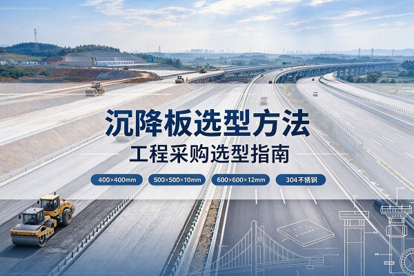 黔西南沉降板选择方法