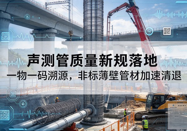 黔西南声测管质量新规落地，一物一码溯源，非标薄壁管材加速清退