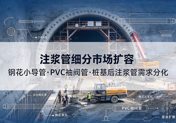 黔西南注浆管细分市场扩容，隧道钢花小导管、PVC 袖阀管、桩基后注浆管需求分化