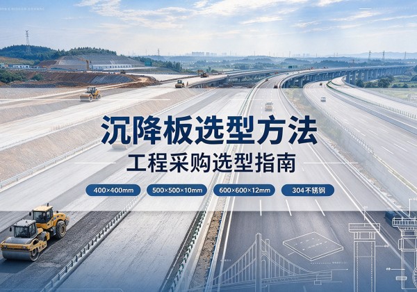 黔西南沉降板选择方法